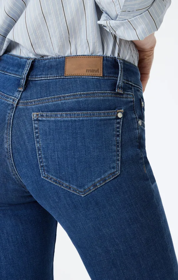 Ada Boyfriend In Dark Brushed Feather Blue Women Mavi Jeans Denim Ada Boyfriend In Dark Brushed Feather Blue Women Mavi Jeans Denim