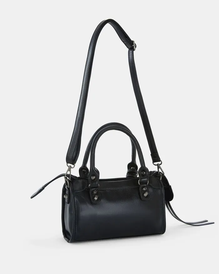 ADDISEN BLACK TOP HANDLE BAG Women Cross Body Bags NOVO Shoes