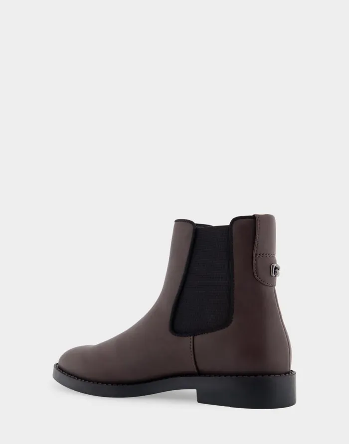 Aerosoles Comfortable Women039s Ankle Boot In Brown Faux Leather Java Faux Leather Women Wide Width Boots