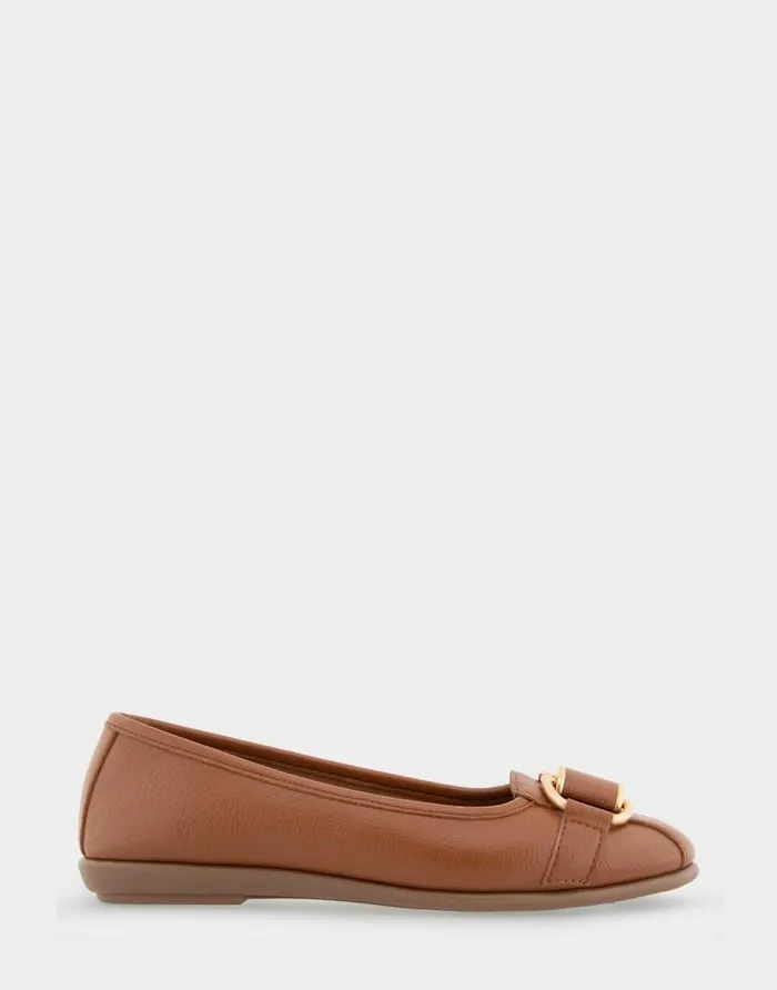 Aerosoles Comfortable Women039s Ornamented Flat In Tan Faux Leather Tan Faux Leather Women Wide Width Flats Aerosoles Comfortable Women039s Ornamented Flat In Tan Faux Leather Tan Faux Leather Women Wide Width Flats