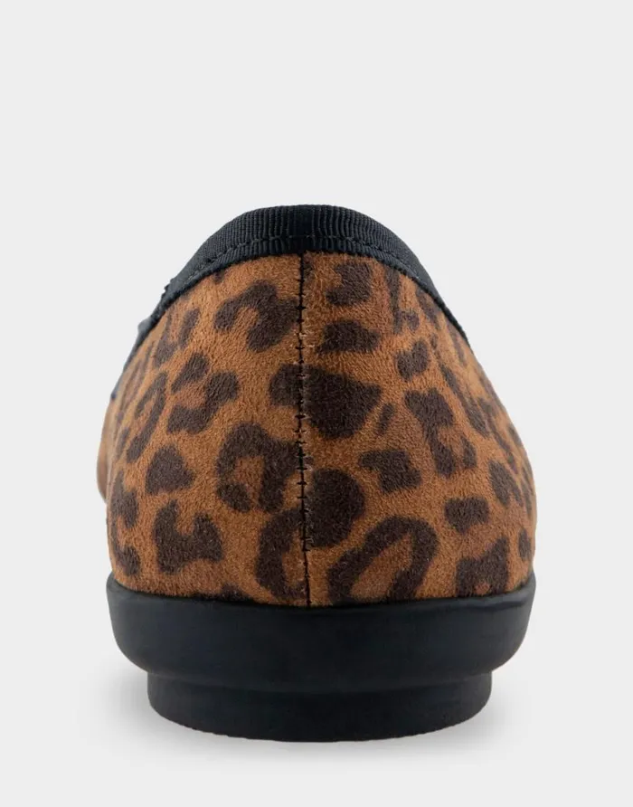 Aerosoles Comfortable Women039s Point Toe Flat In Leopard Print Faux Suede Leopard Women Dress