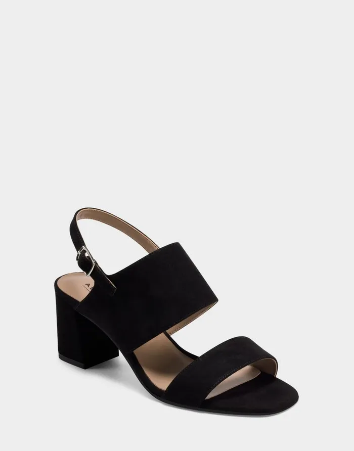 Aerosoles Comfortable Women039s Sandal In Black Faux Suede Black Women Clogs and Mules Aerosoles Comfortable Women039s Sandal In Black Faux Suede Black Women Clogs and Mules
