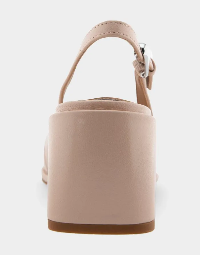 Aerosoles Comfortable Women039s Sculpted Wedge Slingback In Cipria Leather Cipria Leather Women Clogs and Mules