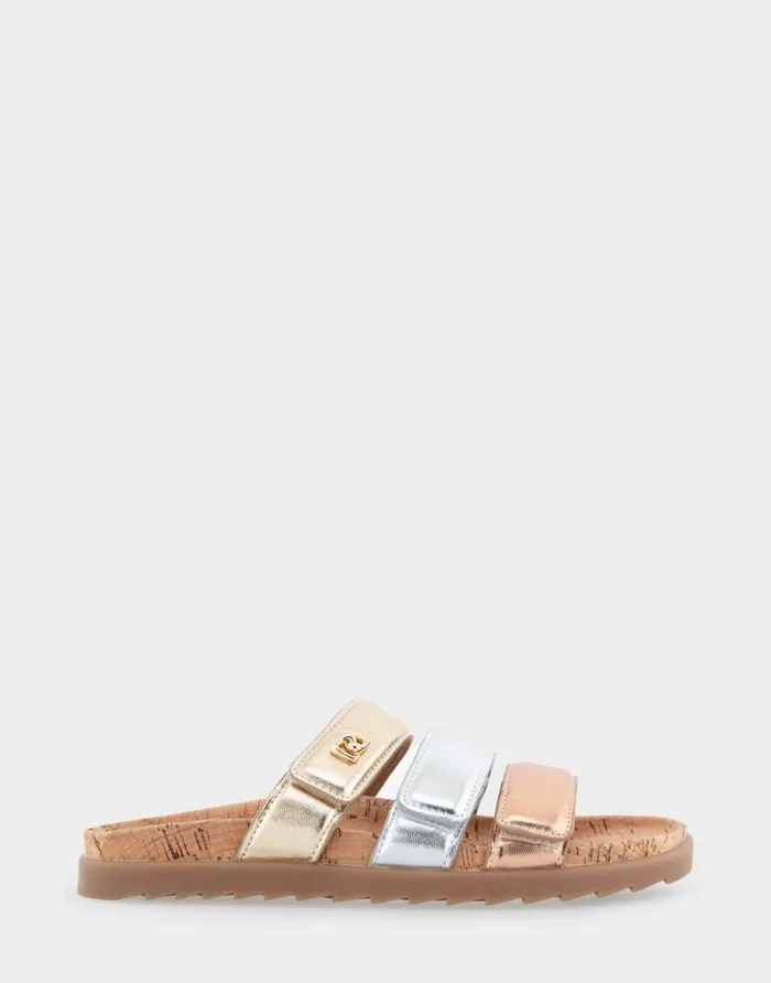 Aerosoles Comfortable Women039s Three Band Footbed Sandal In Rose Gold Leather Rose Gold Multi Leather Women Clogs and Mules Aerosoles Comfortable Women039s Three Band Footbed Sandal In Rose Gold Leather Rose Gold Multi Leather Women Clogs and Mules