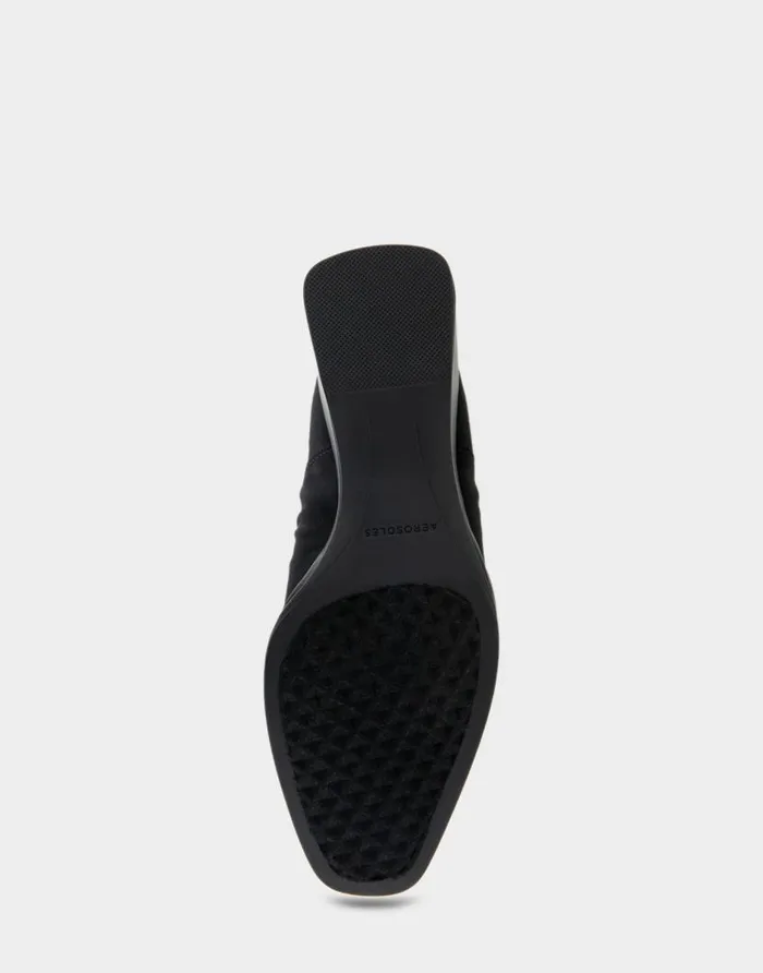 Aerosoles Comfortable Women039s Wedge Pump In Black Gabardine Fabric Black Gabardine Fabric Women Wedges