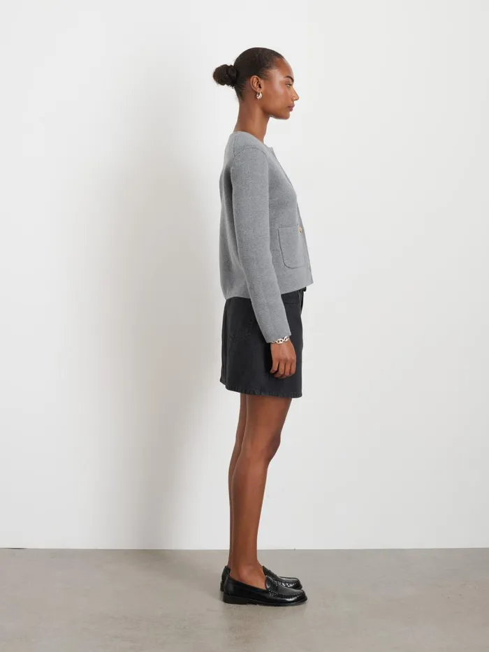 Alex Mill Denim Women Andie Mini Skirt In Black Denim