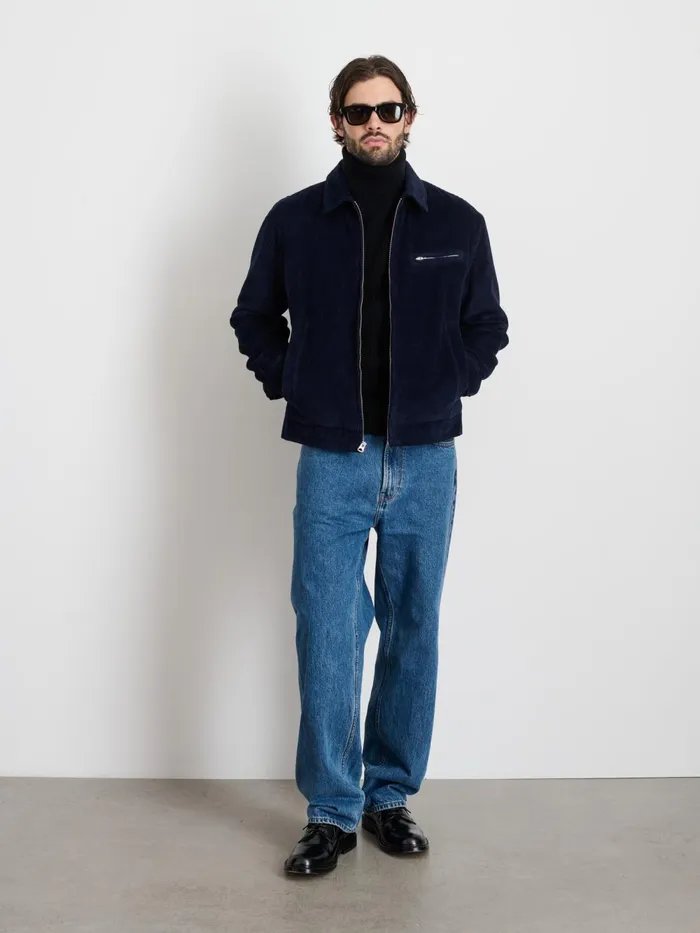 Alex Mill Jackets Coats Men Charlie Zip Jacket In Corduroy Dark Navy Alex Mill Jackets Coats Men Charlie Zip Jacket In Corduroy Dark Navy