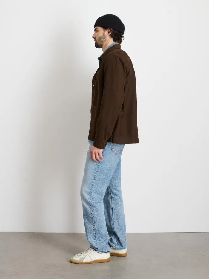 Alex Mill Jackets Coats Men Work Jacket In Chamois Espresso
