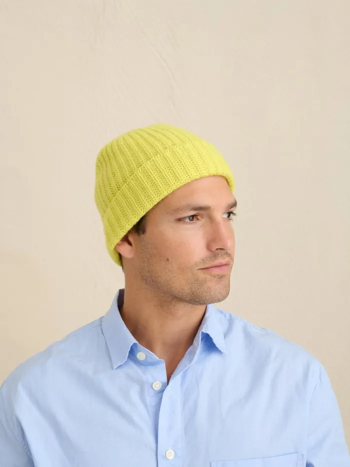 Alex Mill Men Cashmere Beanie Citron