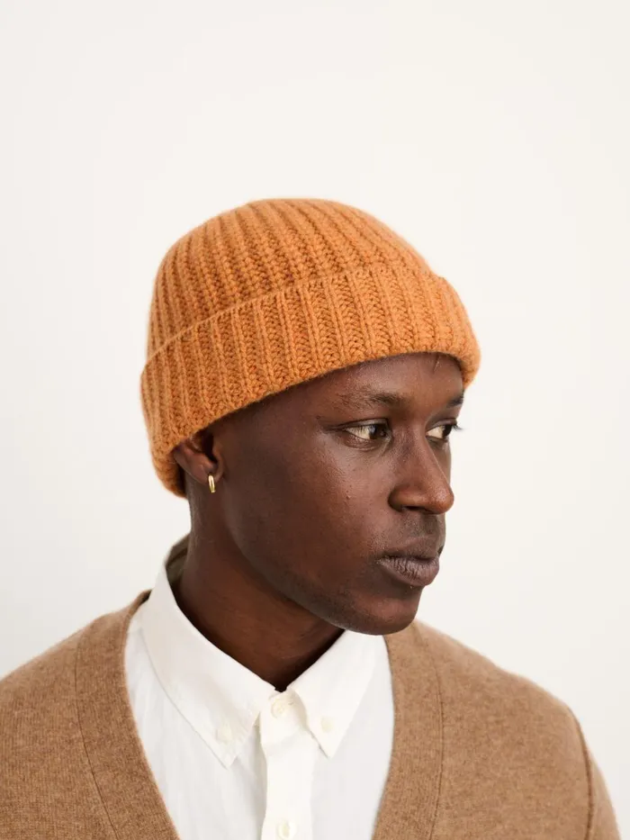 Alex Mill Men Cashmere Beanie Cumin