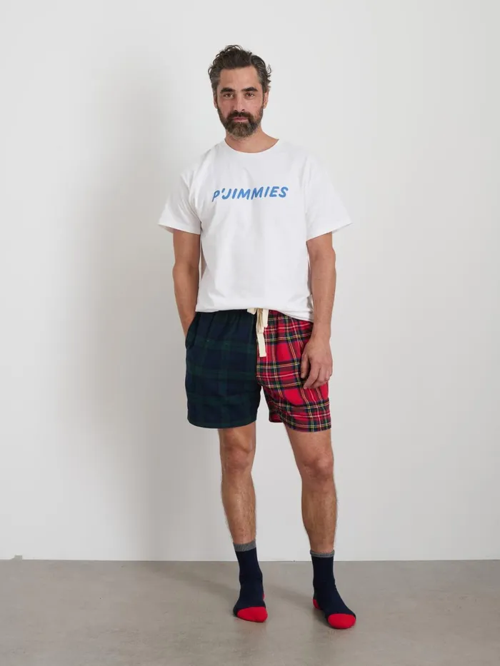 Alex Mill Pajamas Slippers Men P039jimmies Sleep Short In Flannel