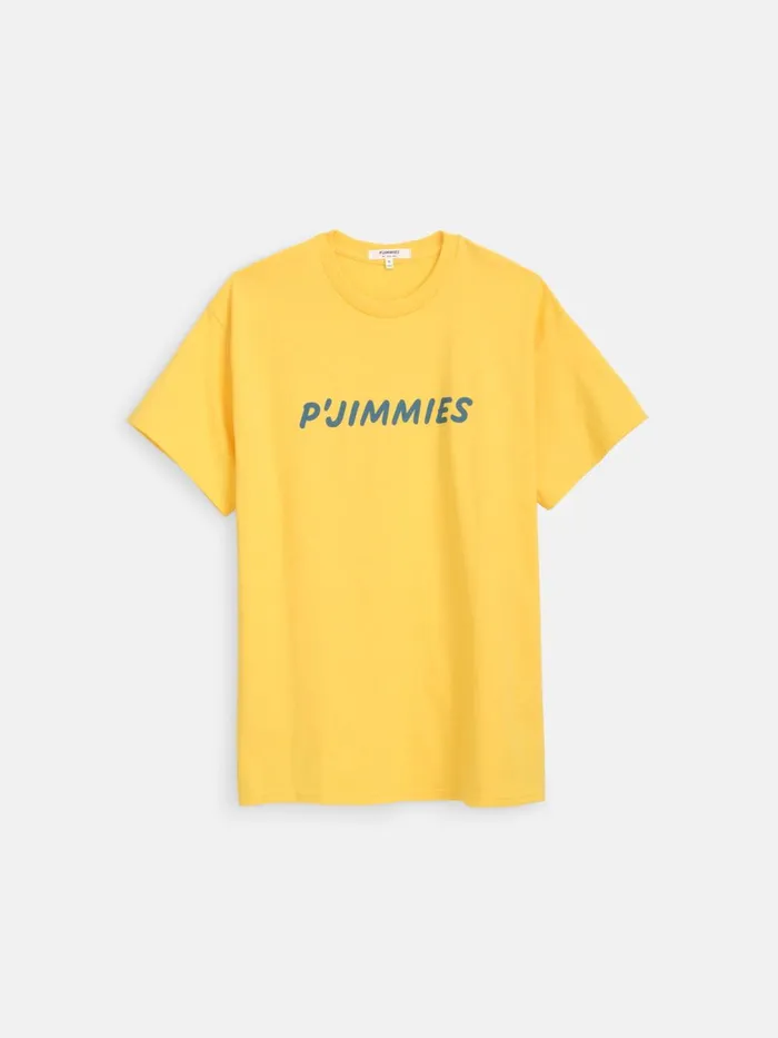 Alex Mill Pajamas Slippers Men P039jimmies Sleep Tee Yellow