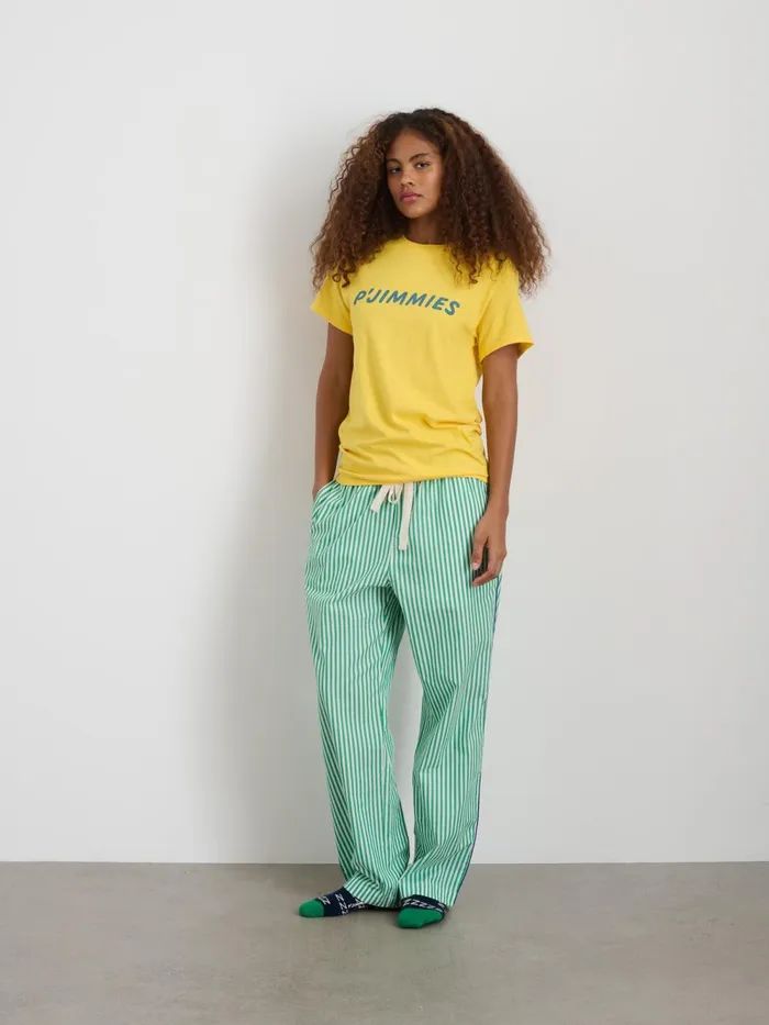 Alex Mill Pajamas Slippers Men P039jimmies Sleep Tee Yellow