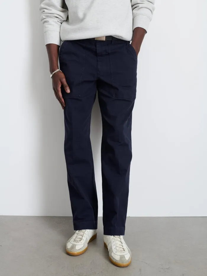 Alex Mill Pants Men Field Pant In Herringbone Navy