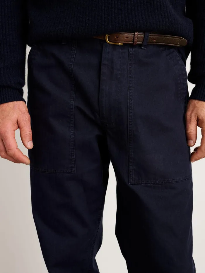 Alex Mill Pants Men Field Pant In Herringbone Navy