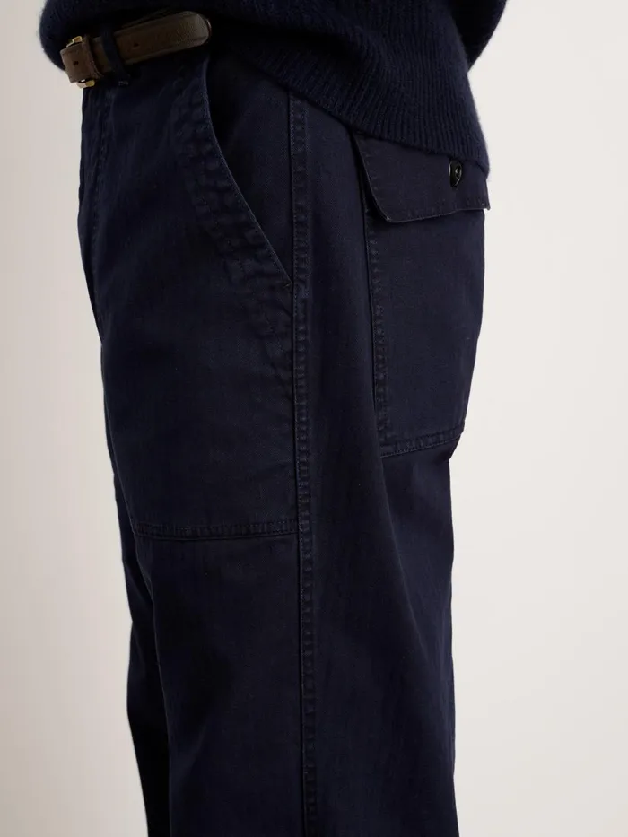 Alex Mill Pants Men Field Pant In Herringbone Navy