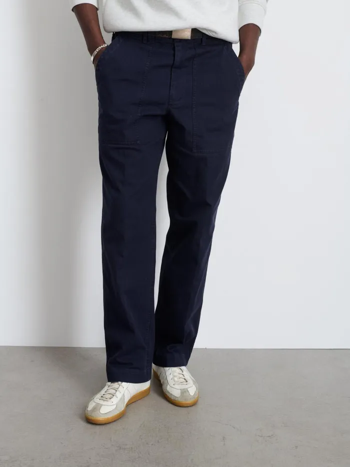 Alex Mill Pants Men Field Pant In Herringbone Navy