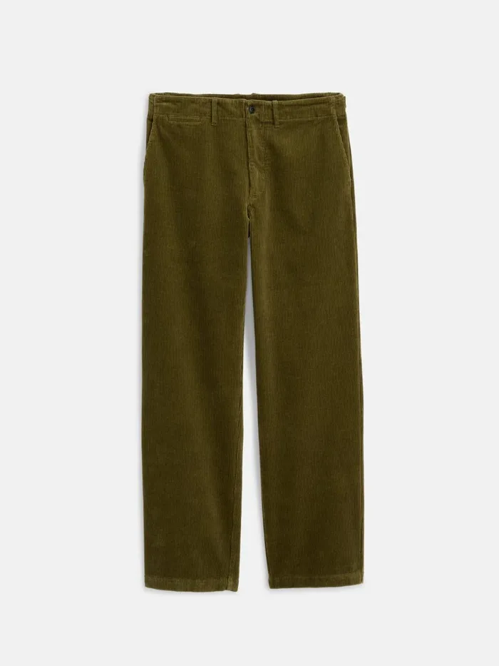 Alex Mill Pants Men Straight Leg Pant In Corduroy Dark Olive