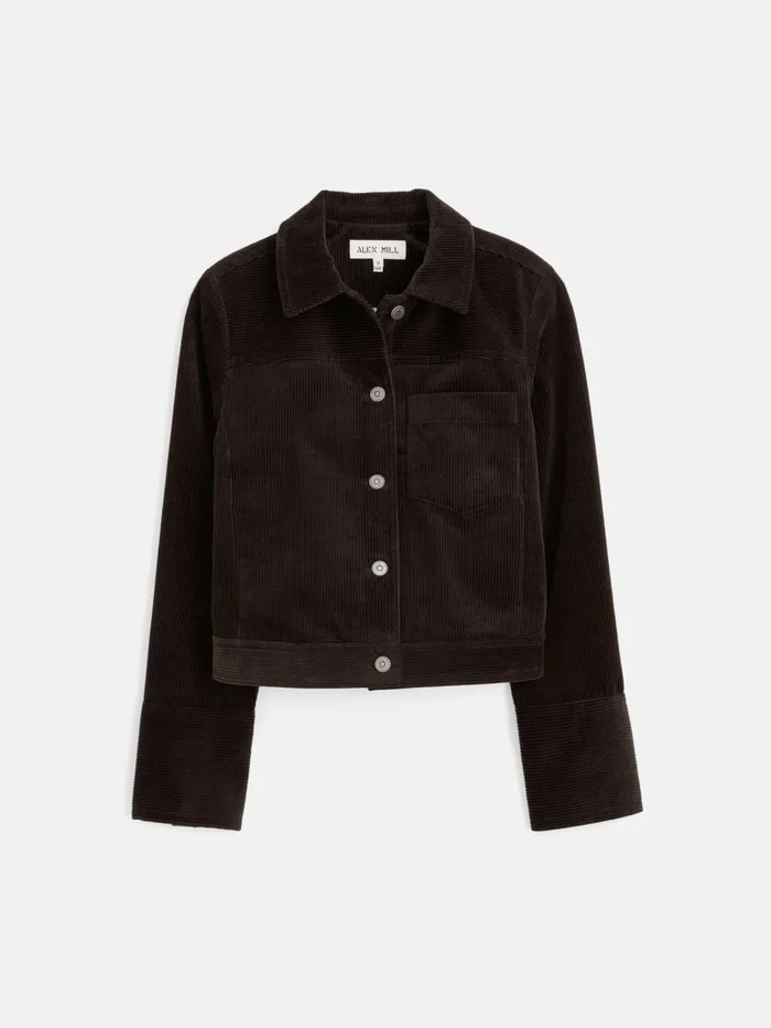 Alex Mill Set Dressing Women Camden Jacket In Corduroy Chocolate