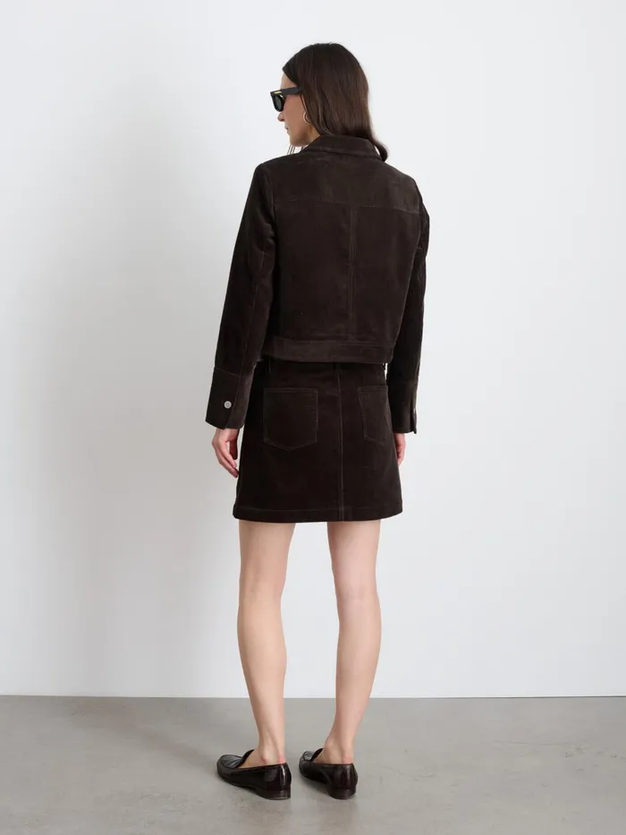Alex Mill Set Dressing Women Camden Jacket In Corduroy Chocolate