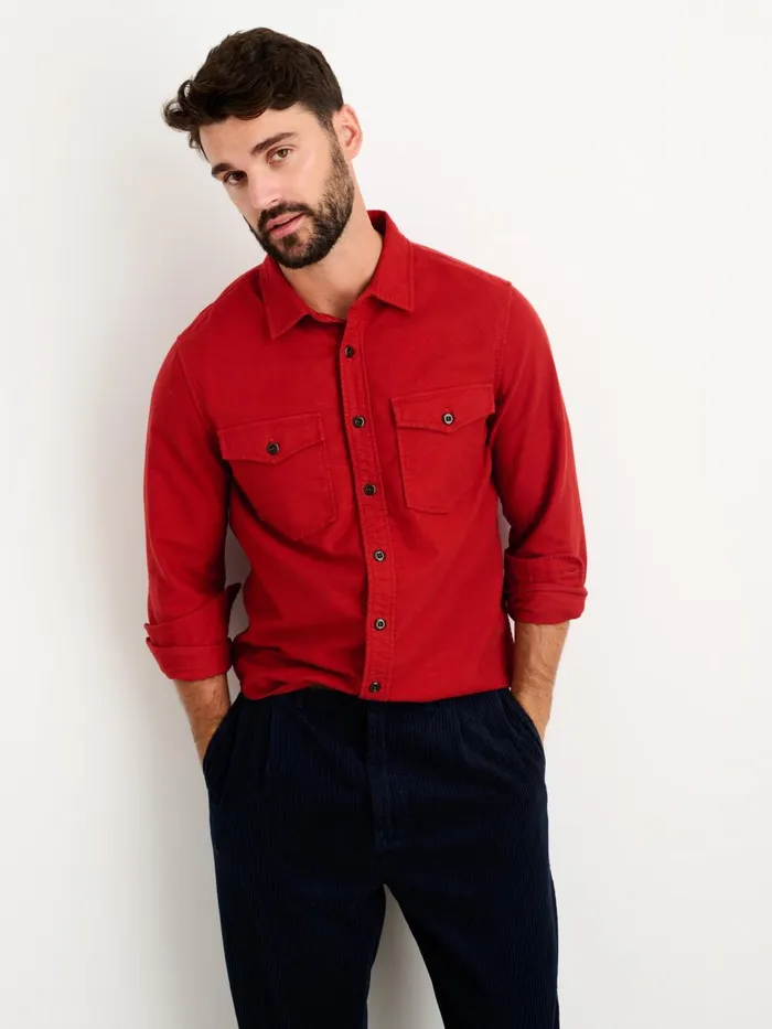 Alex Mill Shirts Men Highland Shirt In Chamois Red Alex Mill Shirts Men Highland Shirt In Chamois Red