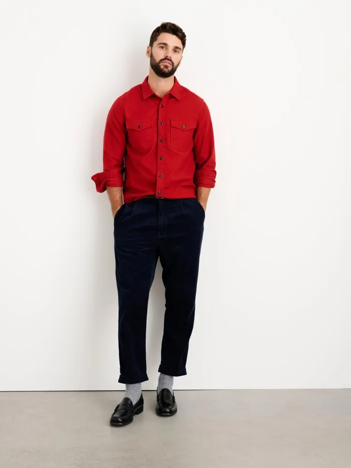 Alex Mill Shirts Men Highland Shirt In Chamois Red Alex Mill Shirts Men Highland Shirt In Chamois Red