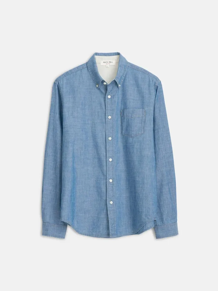 Alex Mill Shirts Men Mill Shirt In Chambray