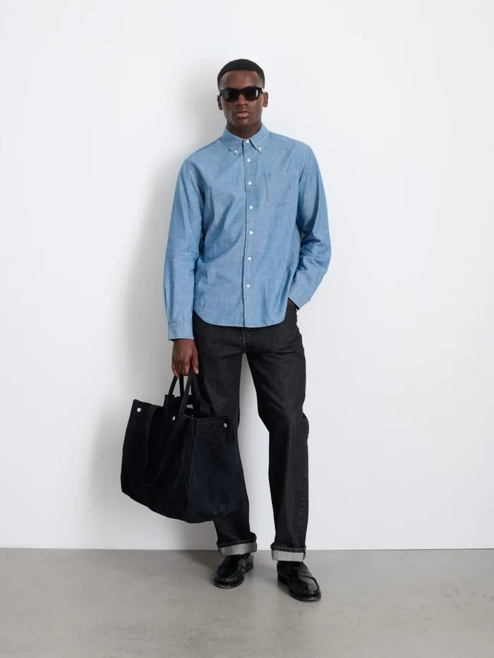 Alex Mill Shirts Men Mill Shirt In Chambray