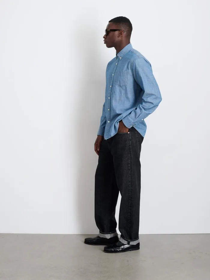 Alex Mill Shirts Men Mill Shirt In Chambray