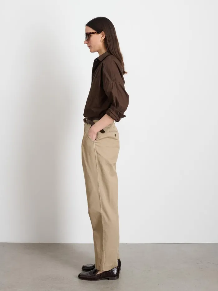 Alex Mill Shirts Tops Women Jo Shirt In Cotton Poplin Espresso