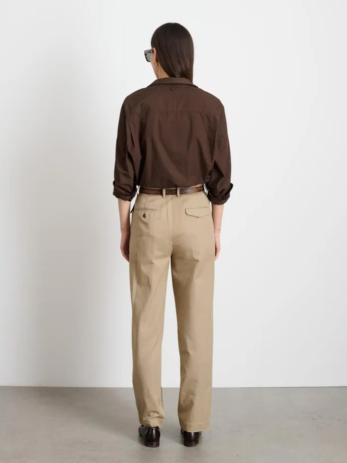 Alex Mill Shirts Tops Women Jo Shirt In Cotton Poplin Espresso