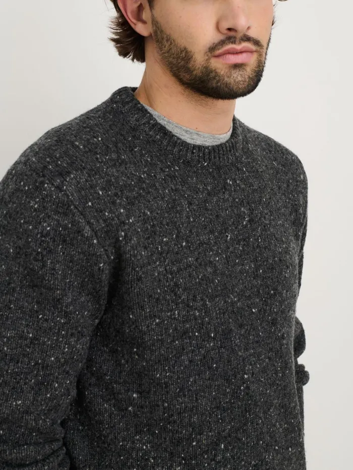 Alex Mill Sweaters Women Donegal Crewneck Sweater Charcoal