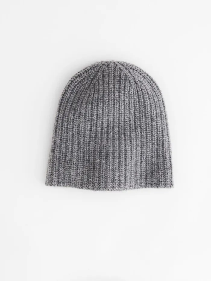 Alex Mill Women Cashmere Beanie Light Heather Grey Alex Mill Women Cashmere Beanie Light Heather Grey