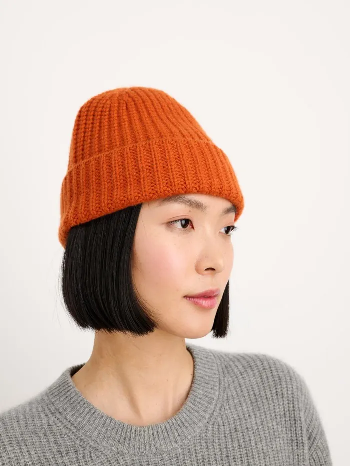 Alex Mill Women Cashmere Beanie Persimmon