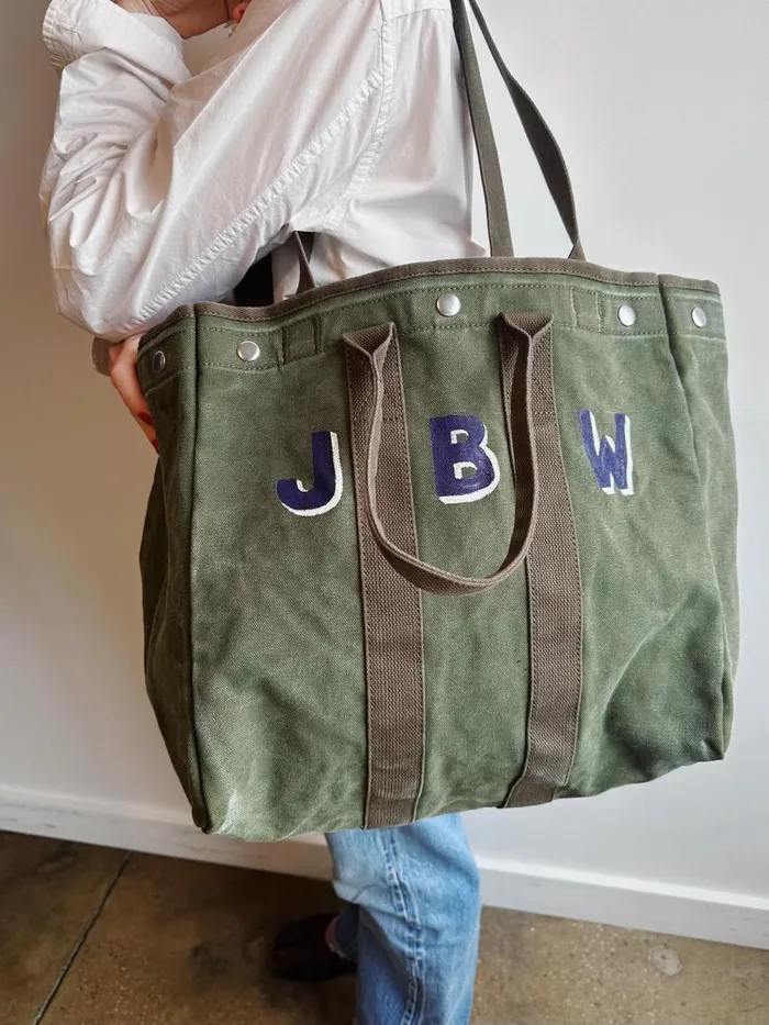 Alex Mill Women The Perfect Weekend Tote Military Olive