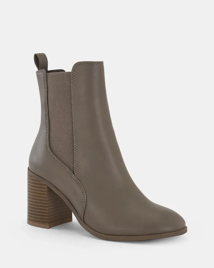 Ankle Boots Women NOVO Shoes KONNOR TAUPE Slip On Boots