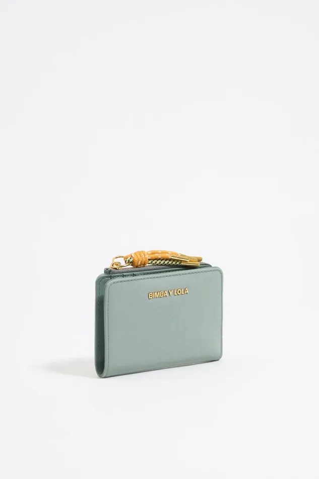 Aquamarine Nylon Purse Lake Green Women Bimba Y Lola Wallets And Coin Purses