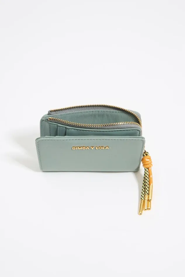 Aquamarine Nylon Purse Lake Green Women Bimba Y Lola Wallets And Coin Purses
