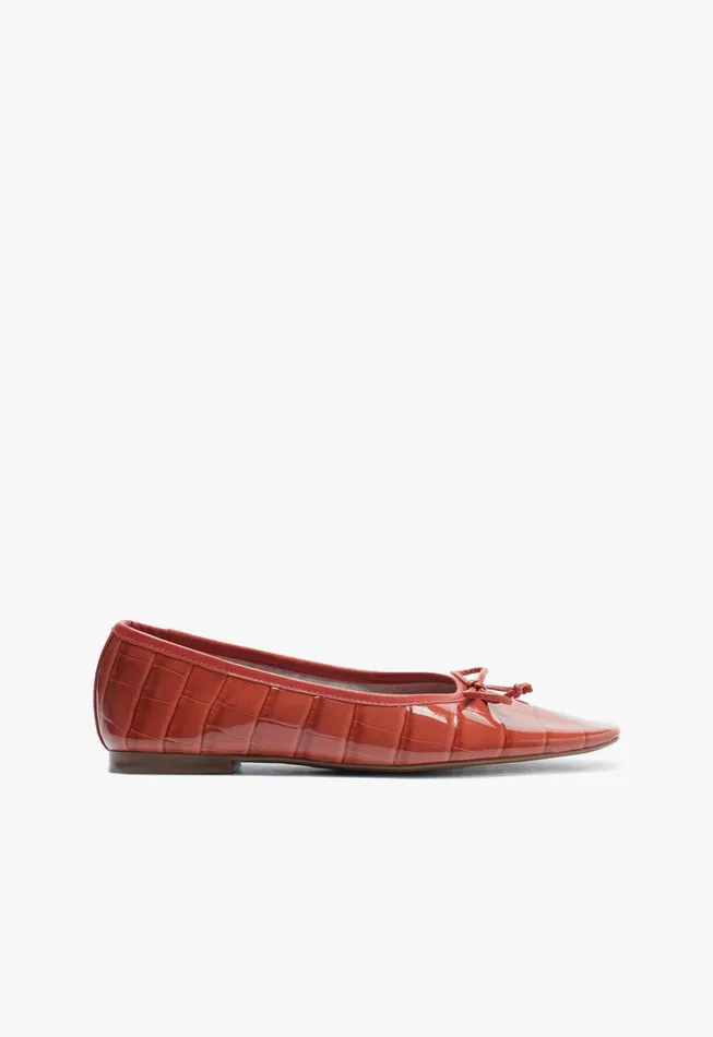 Arissa Ballet Flat Orange Women Schutz Shoes Ballerinas
