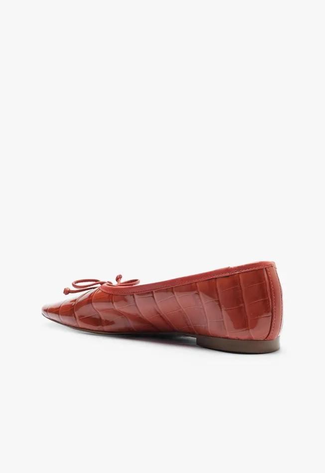 Arissa Ballet Flat Orange Women Schutz Shoes Ballerinas