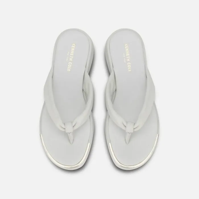 Athens Flatform Thong Sandal Ecru Women Kenneth Cole Sandals