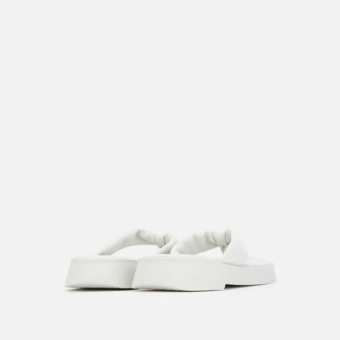 Athens Flatform Thong Sandal Ecru Women Kenneth Cole Sandals