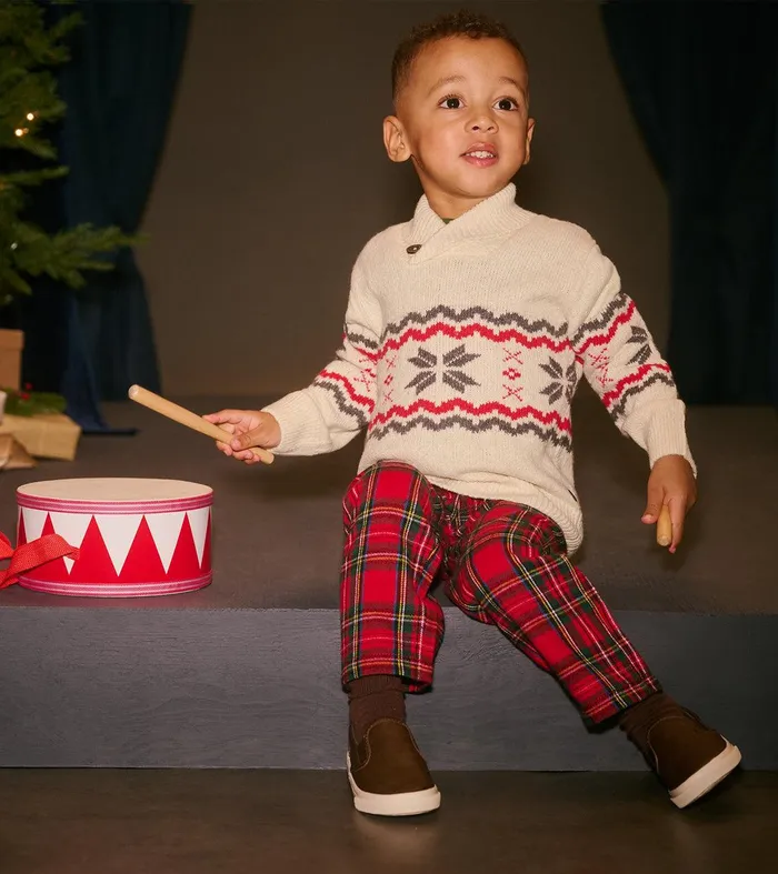 Baby and Toddler Holiday Knit Pullover Sweater Hatley