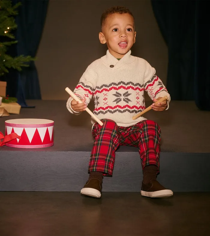 Baby and Toddler Holiday Knit Pullover Sweater Hatley