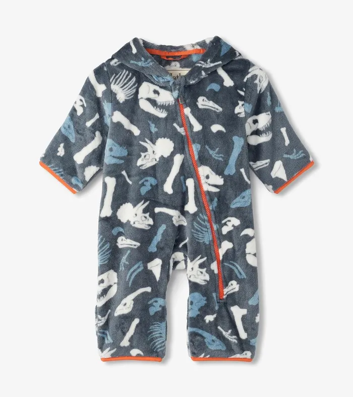 Baby Boys Dino Fossils Fleece Suit Hatley