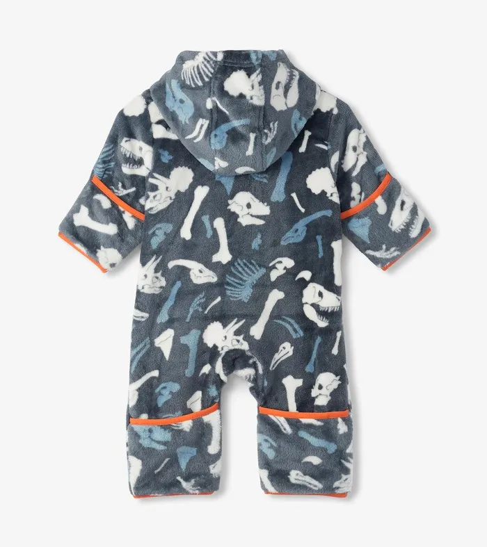 Baby Boys Dino Fossils Fleece Suit Hatley