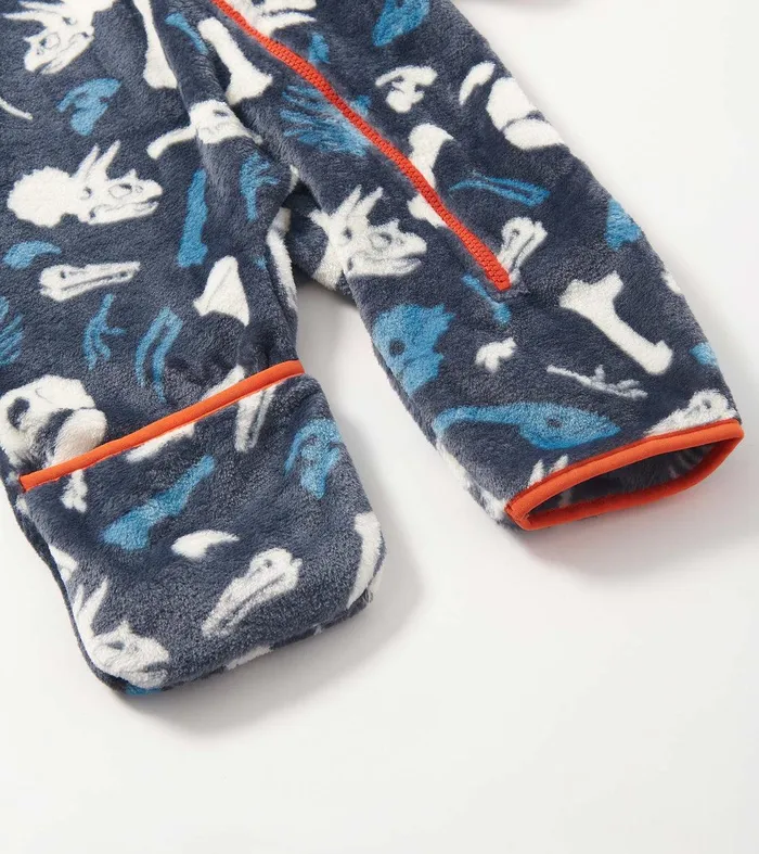 Baby Boys Dino Fossils Fleece Suit Hatley