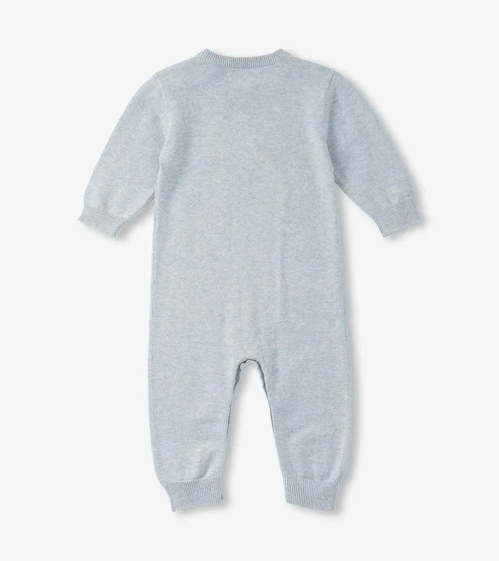 Baby Boys Little Bulldog Sweater Romper Hatley