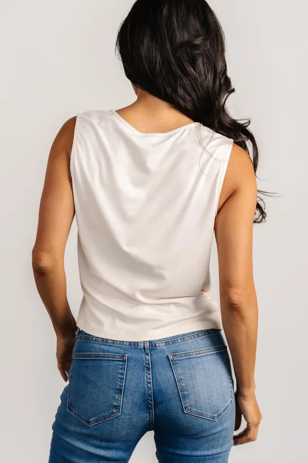 Baltic Born Blouses Shirts Women Jia Ruched Tank Top Beige Baltic Born Blouses Shirts Women Jia Ruched Tank Top Beige