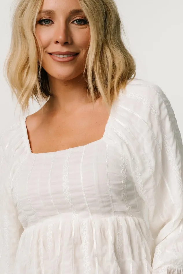 Baltic Born Blouses Shirts Women Priscilla Embroidered Top Ivory Baltic Born Blouses Shirts Women Priscilla Embroidered Top Ivory